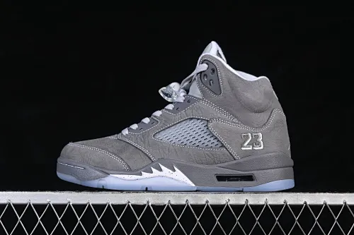 All categories Air Jordan Jordan series basketball shoes Air Jordan 5 TG version Air Jordan 5 "Wolf Grey" AJ5 Joe 5 Wolf Gray first layer basketball shoes DD0587-002